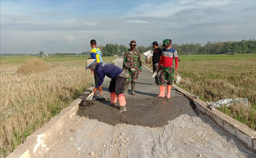 Satgas Wujudkan Tema TMMD, Sinergi Membangun Negeri