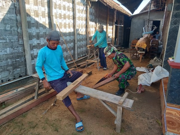 Terus Genjot Pembangunan, Satgas Pra TMMD Kerja Maksimal