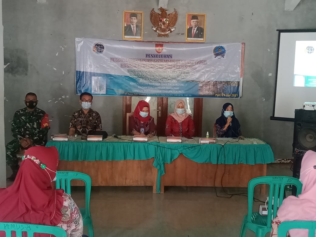 Penyuluhan Pendaftaran Tanah Sistematis Lengkap (PTSL) oleh Kantor Pertanahan Kabupaten Pati
