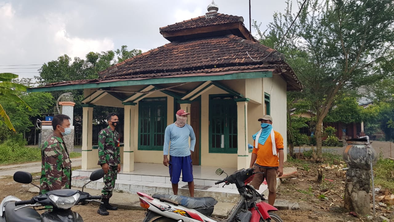 Rehab Masjid dan Musholla Wujud kepedulian TNI terhadap keberadaan tempat Ibadah di TMMD Reguler 111 Kodim Pati