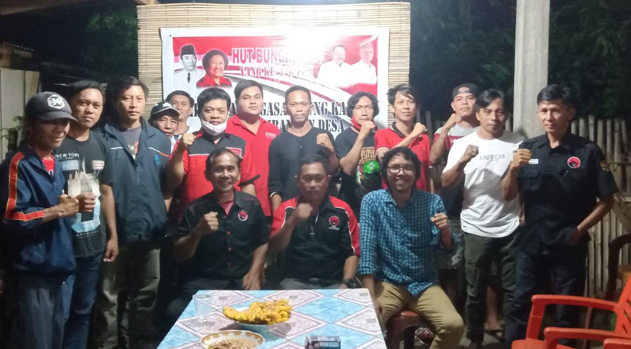 Rayakan Haul Bung Karno Ranting PDIP Desa Poigar Satu Gelar Diskusi