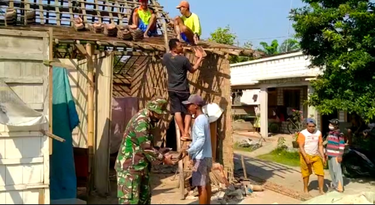 Program TMMD Reg. 111 Kodim Pati,  Kembalikan Tradisi Gotong-Royong