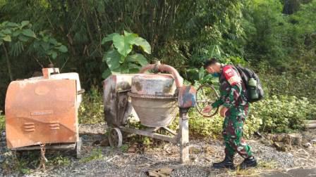 Babinsa Tamansari mulai siapkan sarana pendukung pelaksanaan TMMD