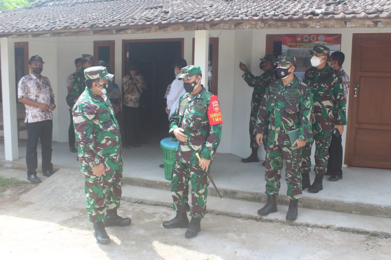 Program RTLH Desa Tamansari Dikunjungi Tim Wasev PJO Mabes TNI AD