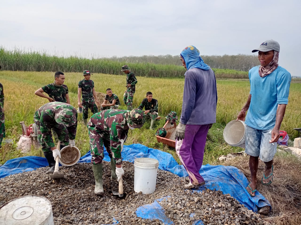 Diawali Dengan Semangat Yang Tinggi, Harapannya Cepat Selesai Pekerjaan