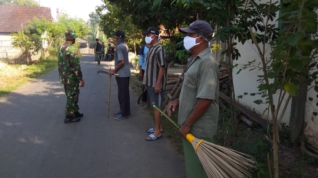 Himbauan Mematuhi Patuhi Protokol Kesehatan Masih Tetap Di Taati Warga Desa Tamansari