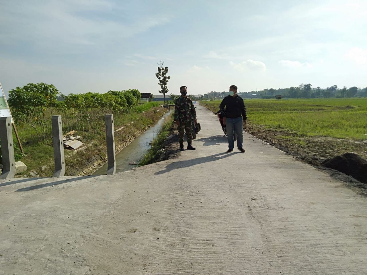 Usai Dicor, Satgas TMMD 111 Finishing Jalan Tamansari