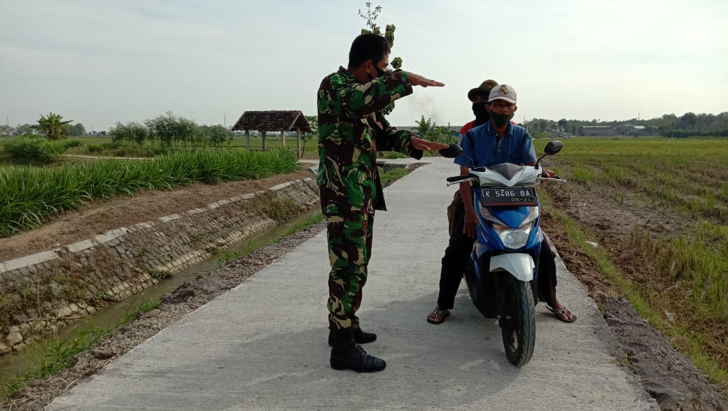 Rabat Beton Jalan Karya Program TMMD Reguler 111 Akses Penting Bagi Warga Desa Tamansari