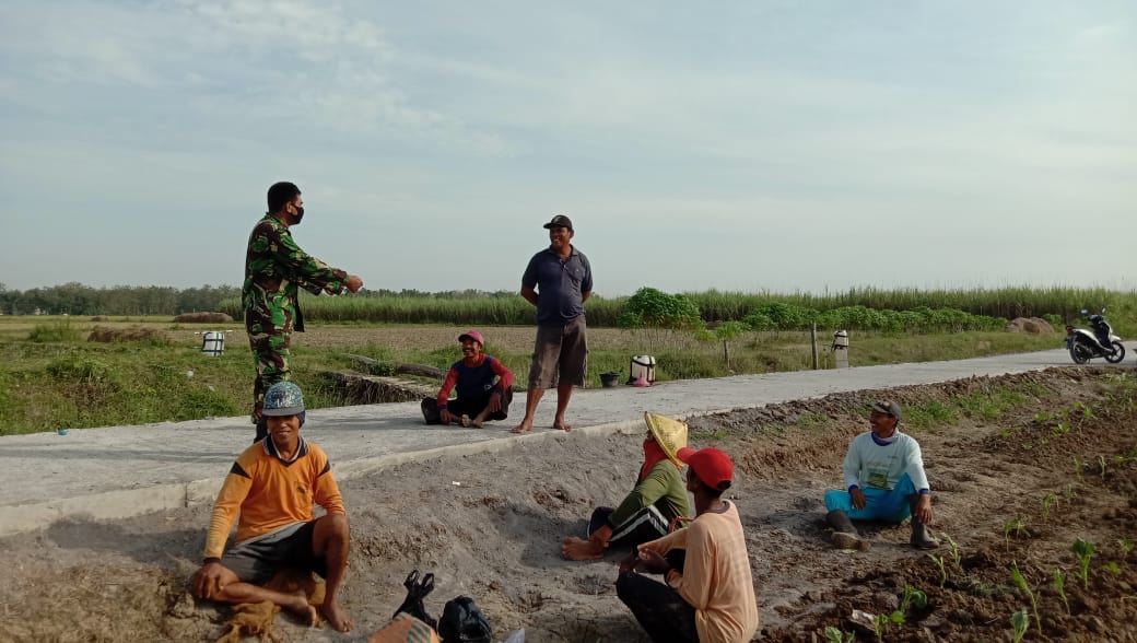 Warga Desa Tamansari Bahagia Adanya Jalan Rabat Beton Dari Program TMMD Reguler 111 Kodim 0718/Pati