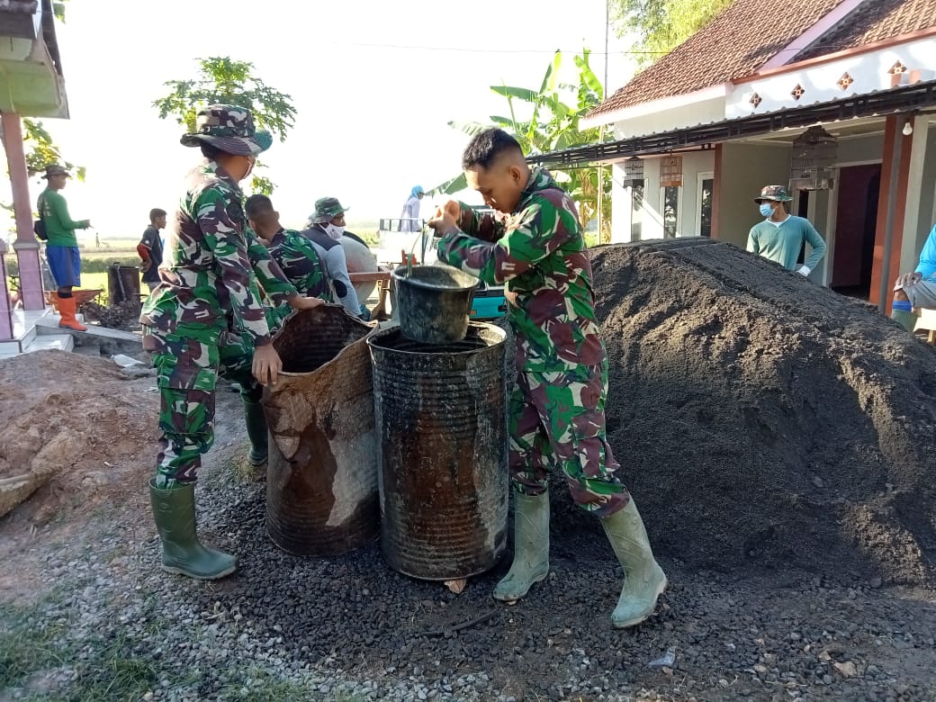 Drum Kosong Air, Maka Menghambat Semua Pekerjaan Pengecoran