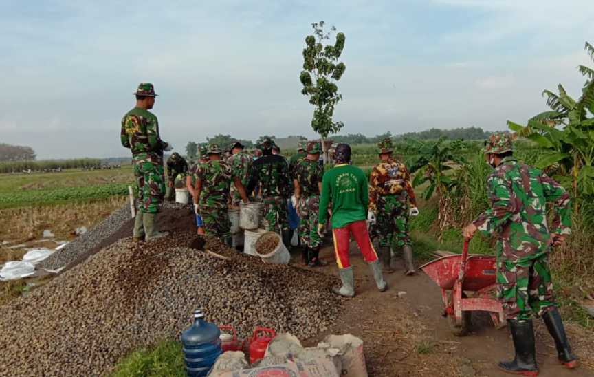 Kegiatan TMMD Menjawab Harapan Warga Tamansari