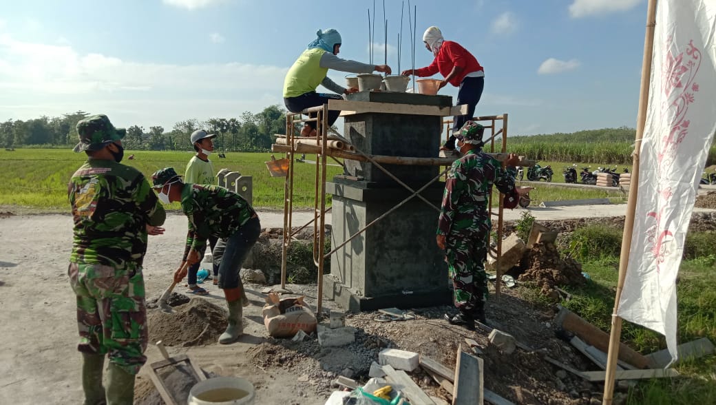 Pengerjaan Tugu Prasasti TMMD Reguler 111 TA.2021 Kodim 0718/Pati Sudah Capai 85 % Pengerjaan Tugu Prasasti TMMD Reguler 111 TA.2021 Kodim 0718/Pati Sudah Capai 85 %