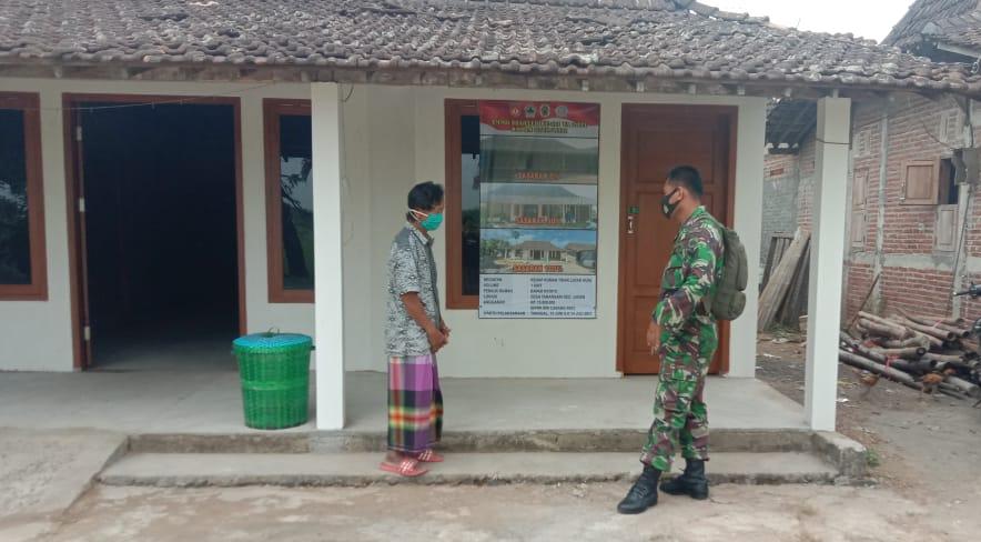 Perasaan Bahagia Yono, Menempati Rumah Hasil Rehab RTLH Program TMMD Reguler 111