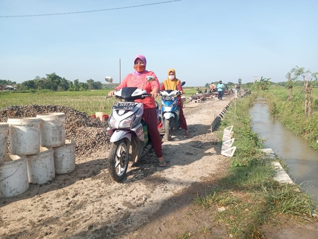 Ucapan Terimakasih Dari Danki Satgas TMMD Kepada Para Srikandi Desa Tamansari