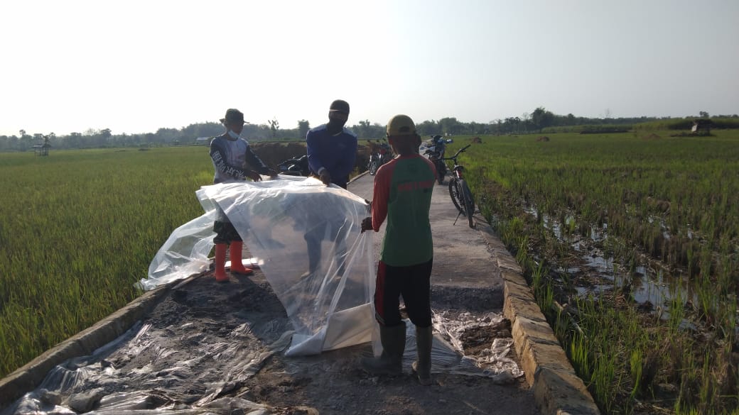 Hasil Kerja Pengecoran Dapat Dilihat Dari Pergeseran Pemasangan Plastik Cor