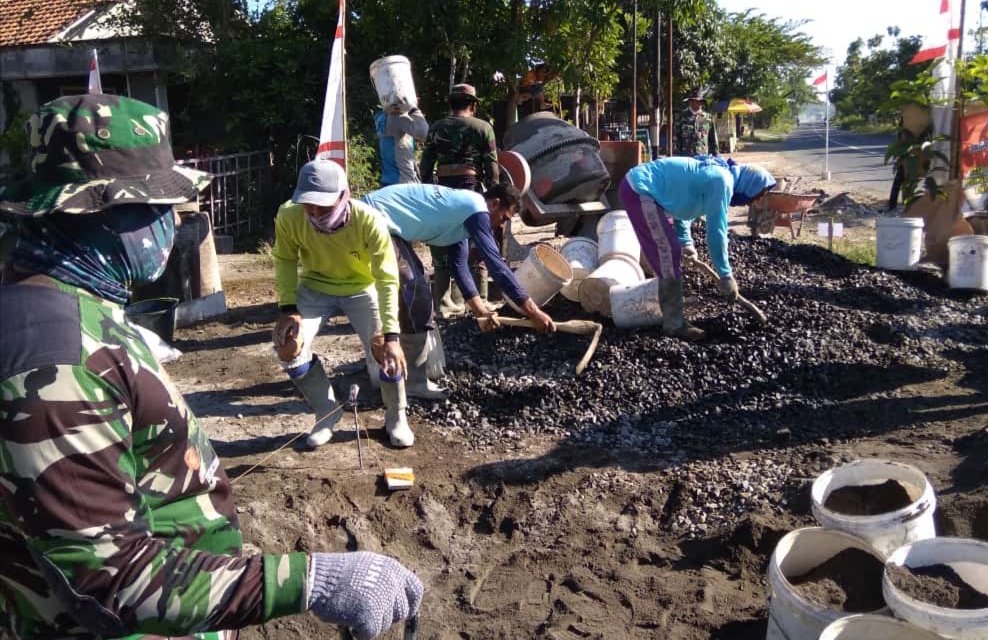 TMMD Reguler Kodim Pati Masih Menyisakan Waktu Seminggu Ke Depan