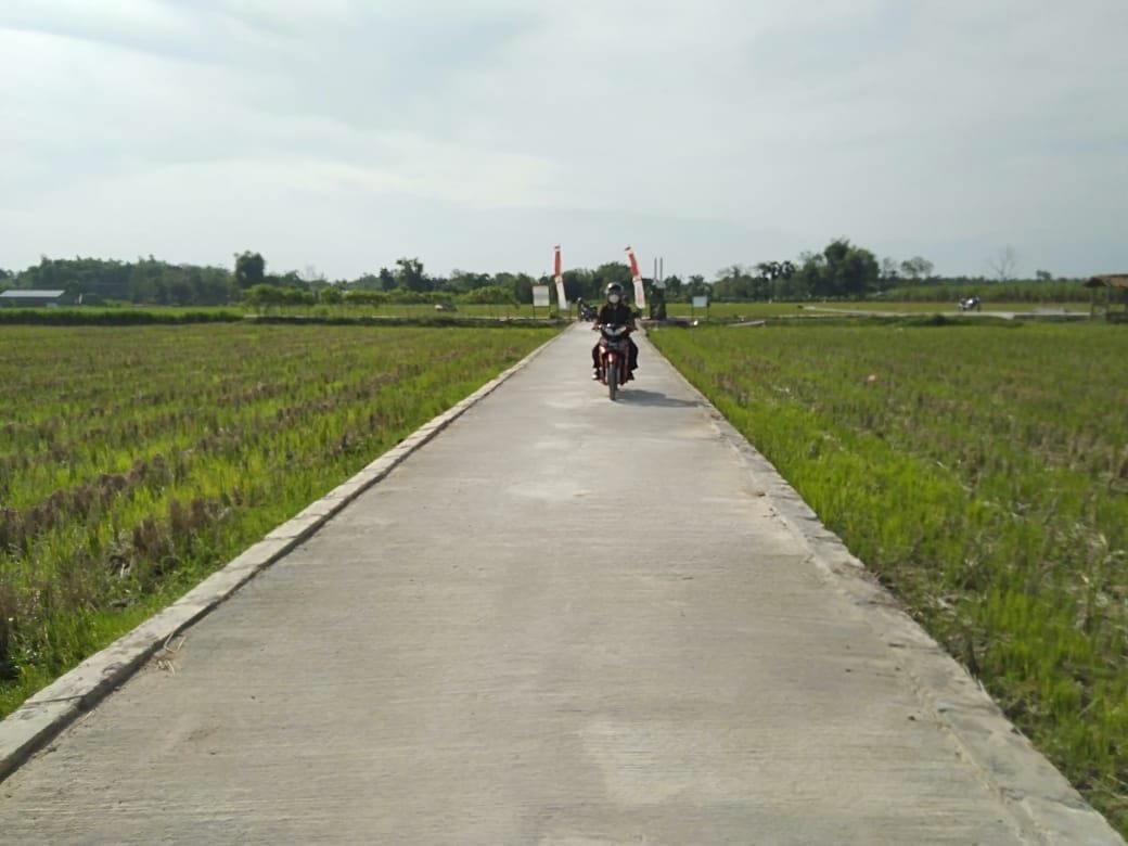 Warga Tamansari Sudah Dapat Menikmati Betonisasi Jalan Warga Tamansari Sudah Dapat Menikmati Betonisasi Jalan