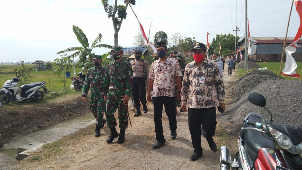 Kunjungi TMMD Kodim 0718/ Pati Danrem Optimis Sukses