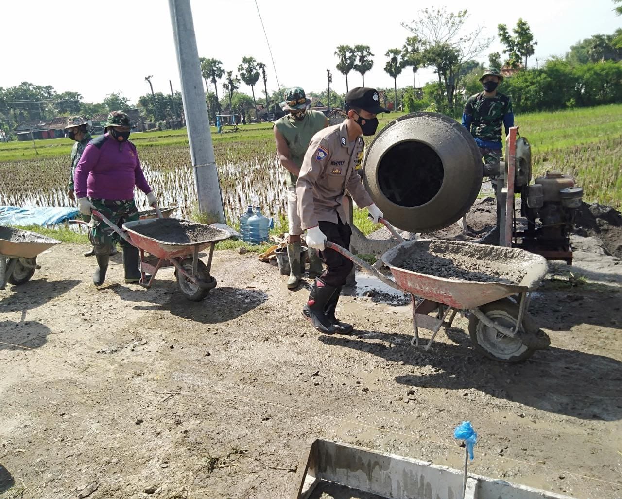 Demi Sukses TMMD TNI Dan Polri Berkolaborasi