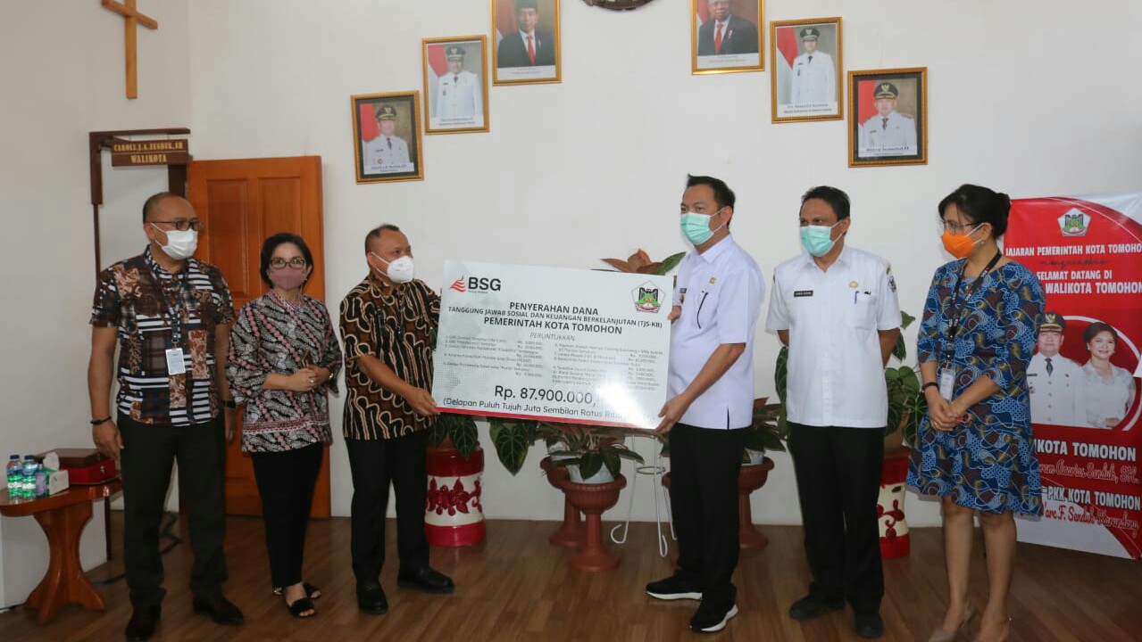 Walikota Caroll Berharap CSR Bank SulutGo Digunakan Maksimal