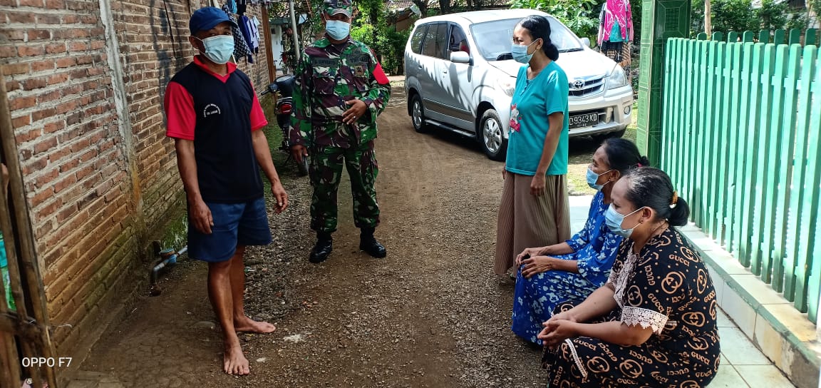 Babinsa Tajungsari Koramil 13/Tlogowungu Woro – woro Prokes Babinsa Tajungsari Koramil 13/Tlogowungu Woro – woro Prokes