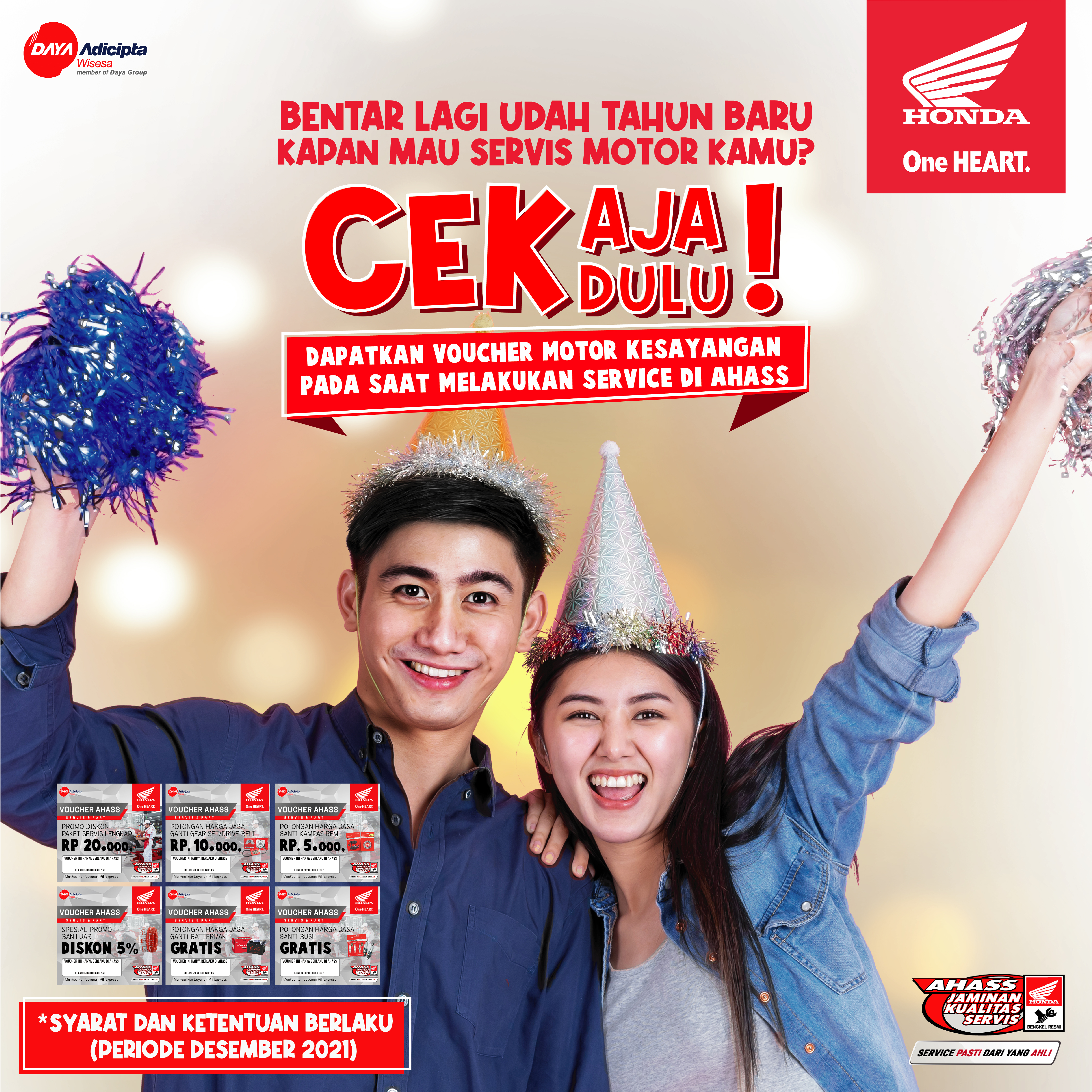 Voucher Servis Motor di Akhir Tahun dari AHASS