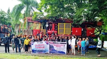 Masyarakat Blokir Mobilisasi  Mesin Drilling TMS