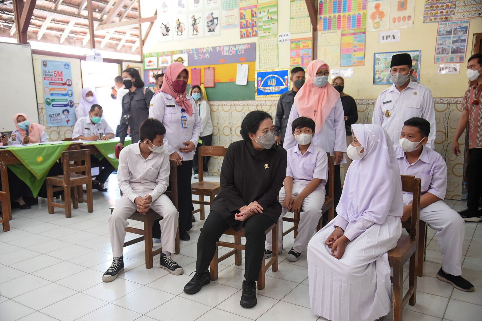 Puan Minta Evaluasi PTM Akomodir Seluruh Kepentingan Siswa