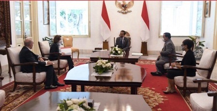 Presiden Jokowi Terima Kunjungan Menteri Angkatan Bersenjata Prancis