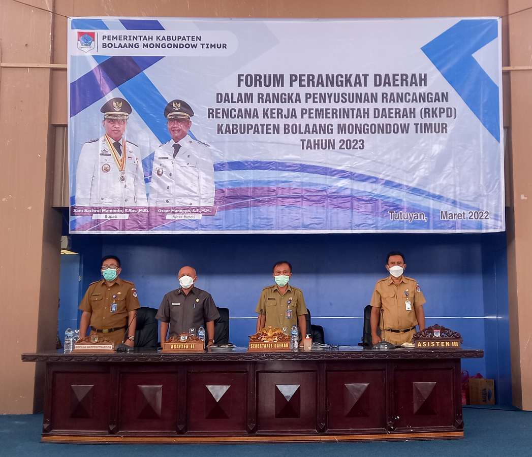 FPD RKPD Boltim Tahun 2023 di Gelar