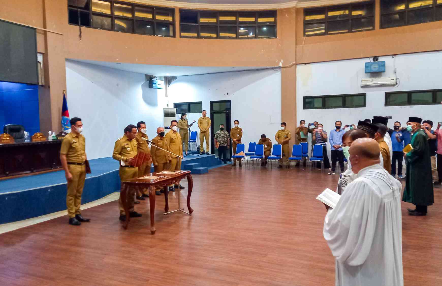 Bupati Lantik Empat Struktural dan Satu Fungsional