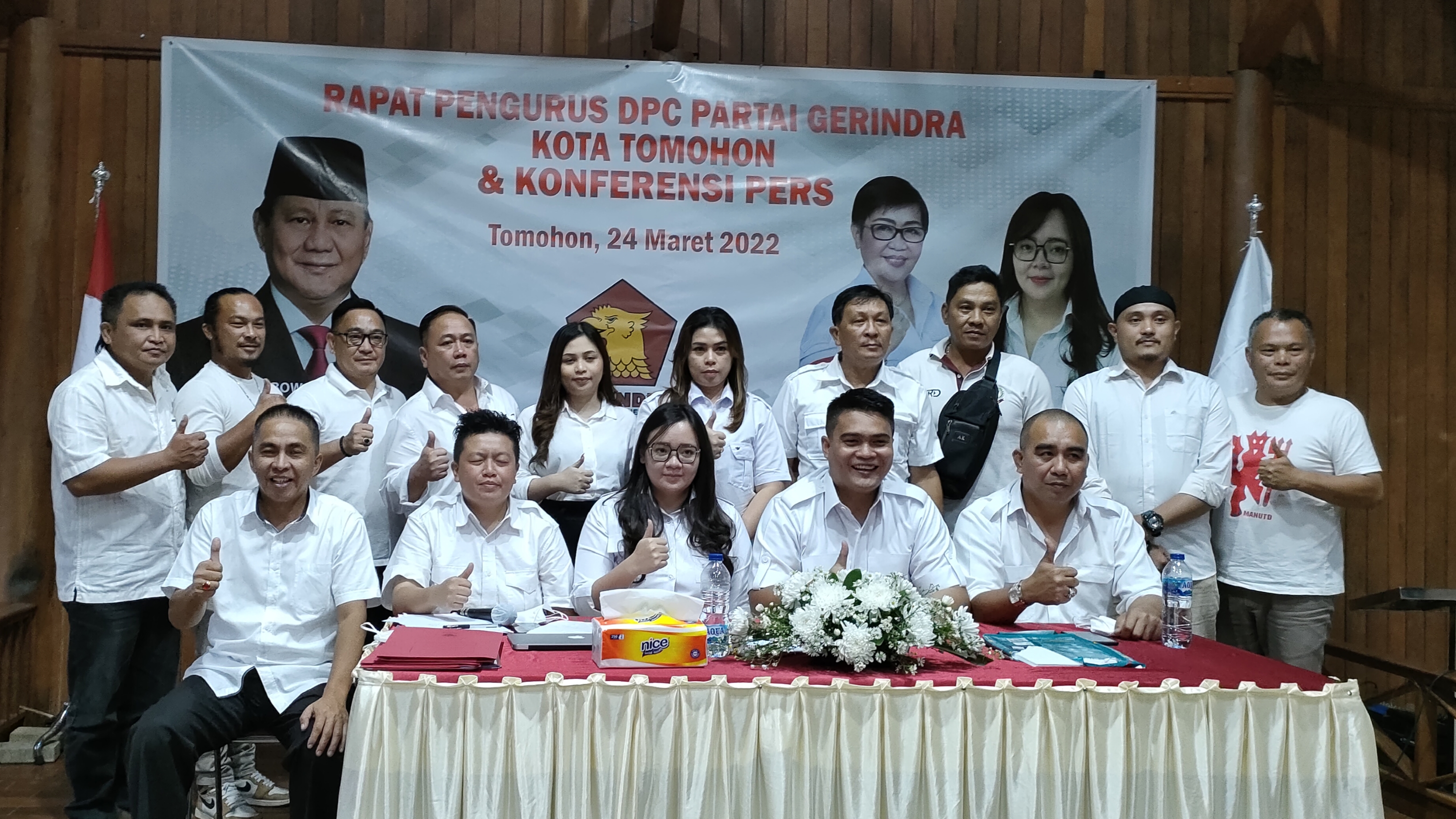 SeGAR: Konsolidasi Target Pengurus Baru Gerindra Tomohon, Kawal Pemerintahan Caroll-Wenny SeGAR: Konsolidasi Target Pengurus Baru Gerindra Tomohon, Kawal Pemerintahan Caroll-Wenny