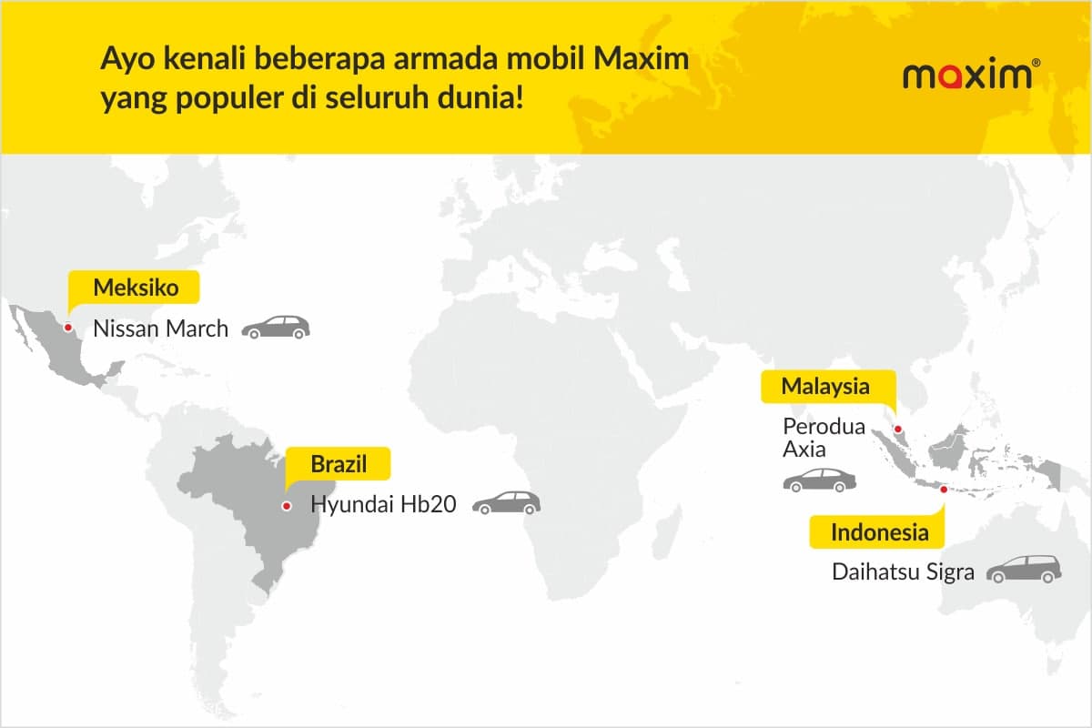 Memperingati Hari Supir Taksi Internasional, Maxim Menawarkan Mobil yang Nyaman bagi Penumpang