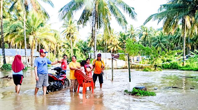 Dua Desa di Kecamatan Kotabunan Terendam Banjir