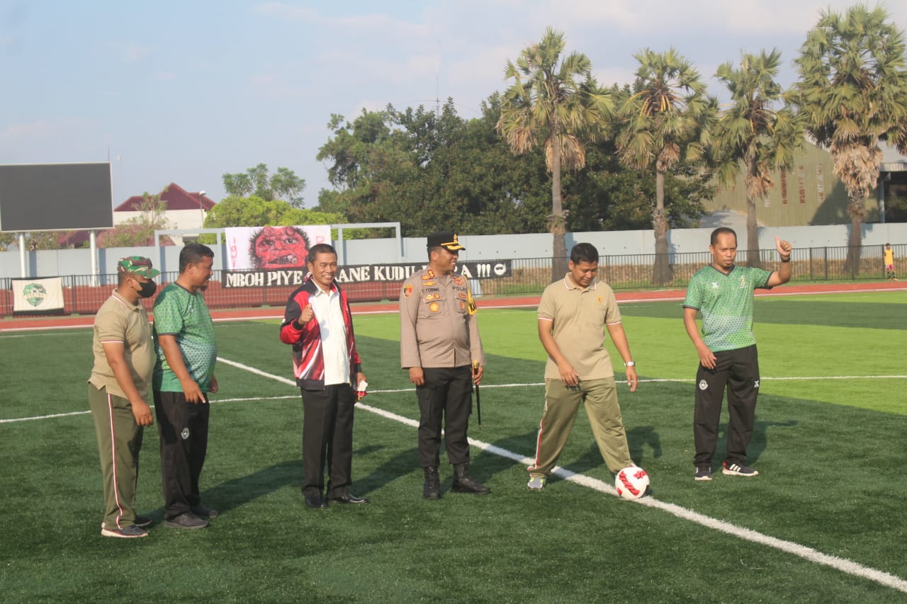 Liga Santri Piala Kasad Wilayah Pati Resmi Dibuka Oleh Dandim Pati