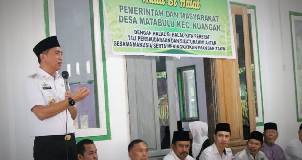 Bupati Boltim Hadiri Halalbihalal di Desa Matabulu