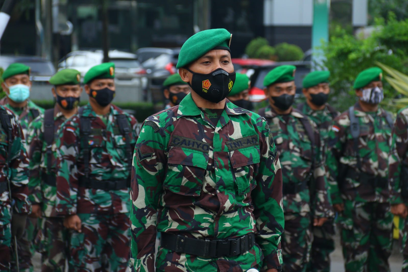 Jaga kedisiplinan Kodim Pati Laksanakan latihan PBB