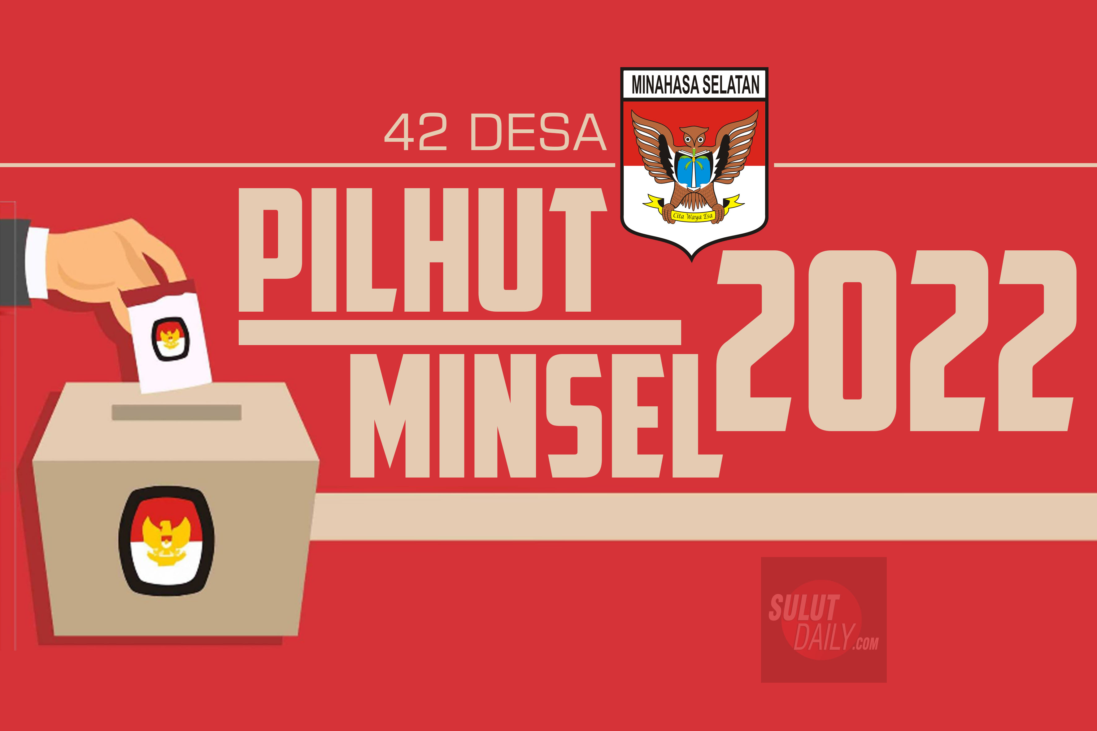 Pemkab Minsel Launching Pemilihan Hukum Tua,  42 Desa Jadi Kontestan Awal.