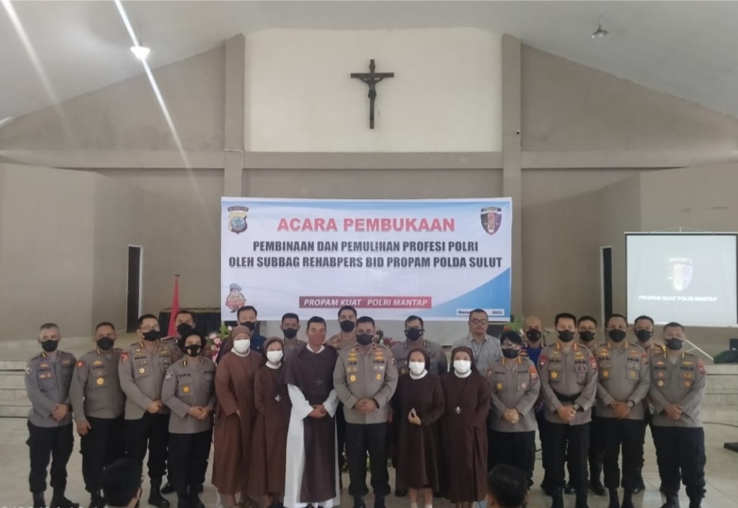 Kapolres Minahasa Menghadiri Kegiatan Pembinaan dan Pemulihan Profesi Polri