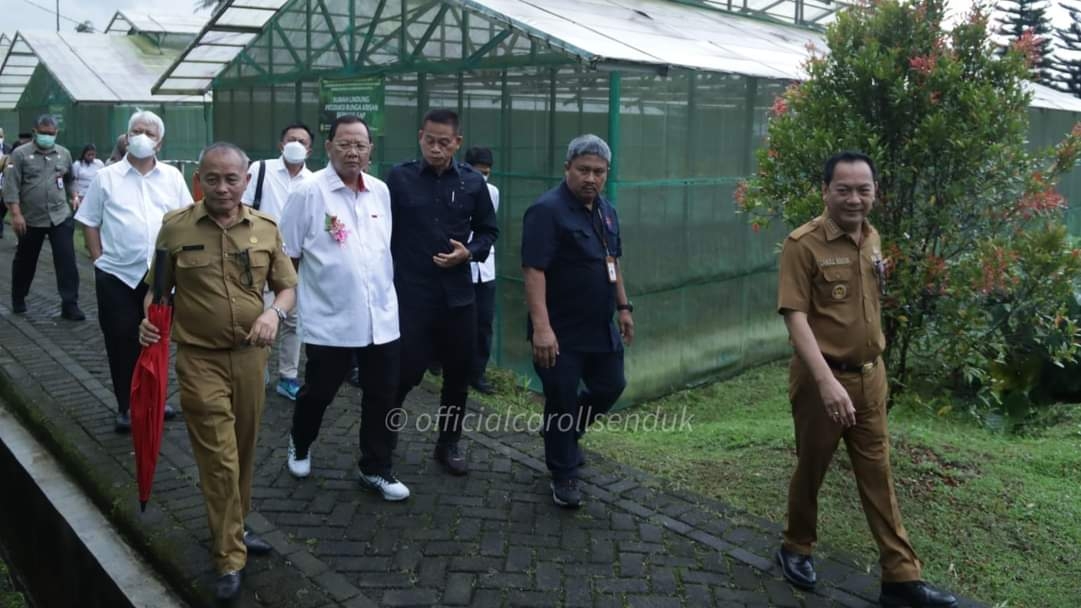 Walikota Caroll Sambut Kunker Komisi IV DPR RI dan Pejabat Kementan RI di Show Window