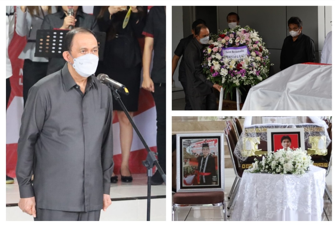 Bupati ROR Pimpin Upacara Pelepasan Jenasah Almarhum Kadis PUPR Minahasa Silvanus P.T. Lumintang, ST Bupati ROR Pimpin Upacara Pelepasan Jenasah Almarhum Kadis PUPR Minahasa Silvanus P.T. Lumintang, ST