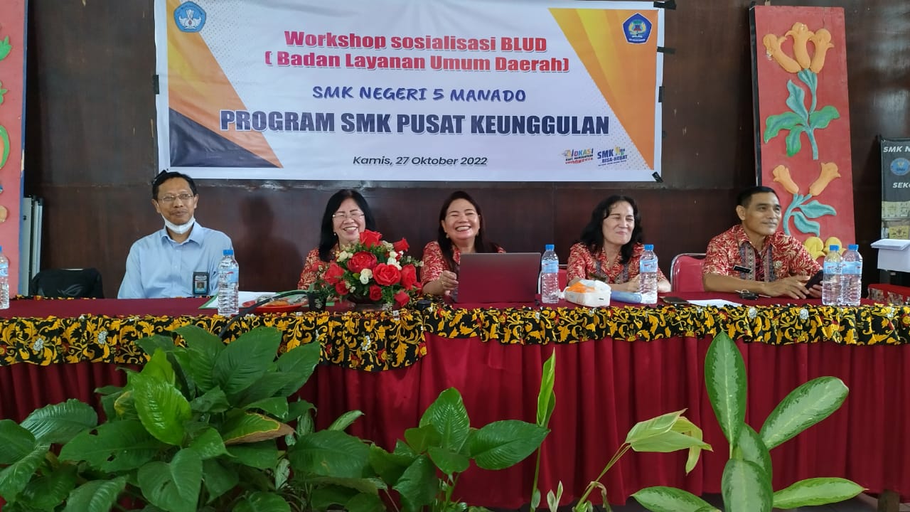 SMK N 5 Manado Gelar Workshop Sosialisasi BLUD