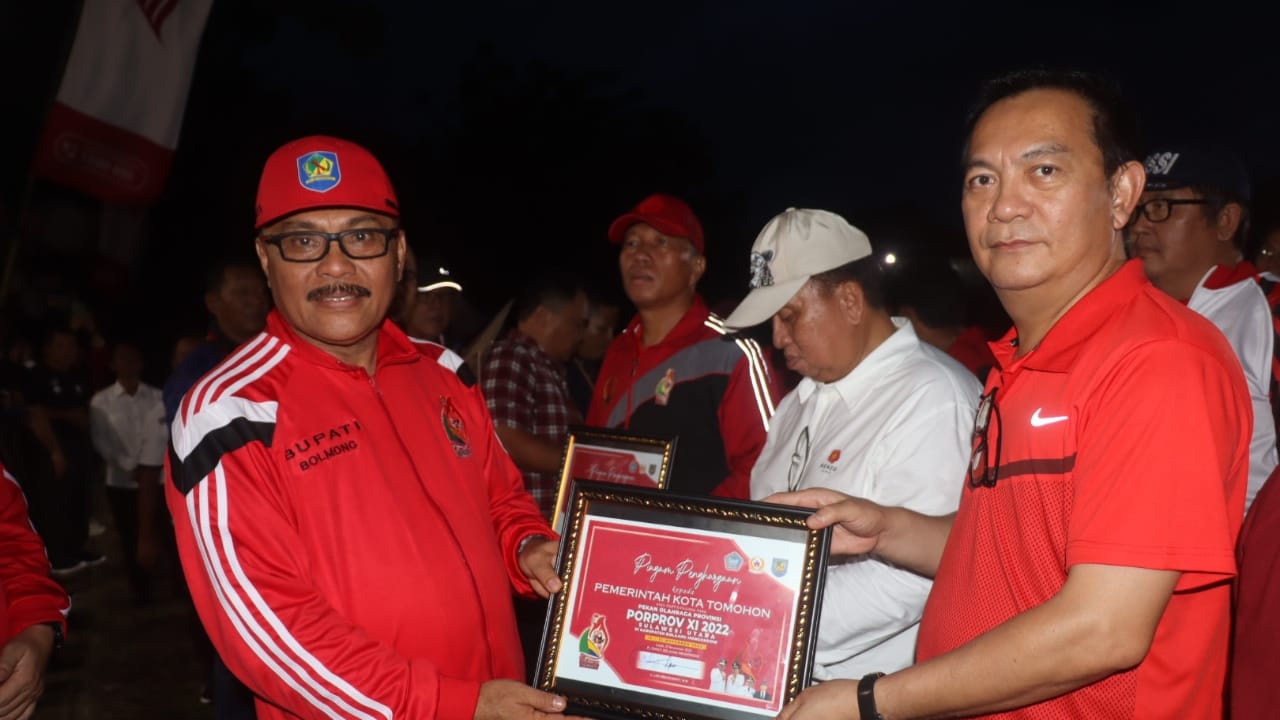 Closing Ceremony Porprov XI Sulut, Walikota Caroll Apresiasi Atlit/Pelatih dan SKPD Pendamping