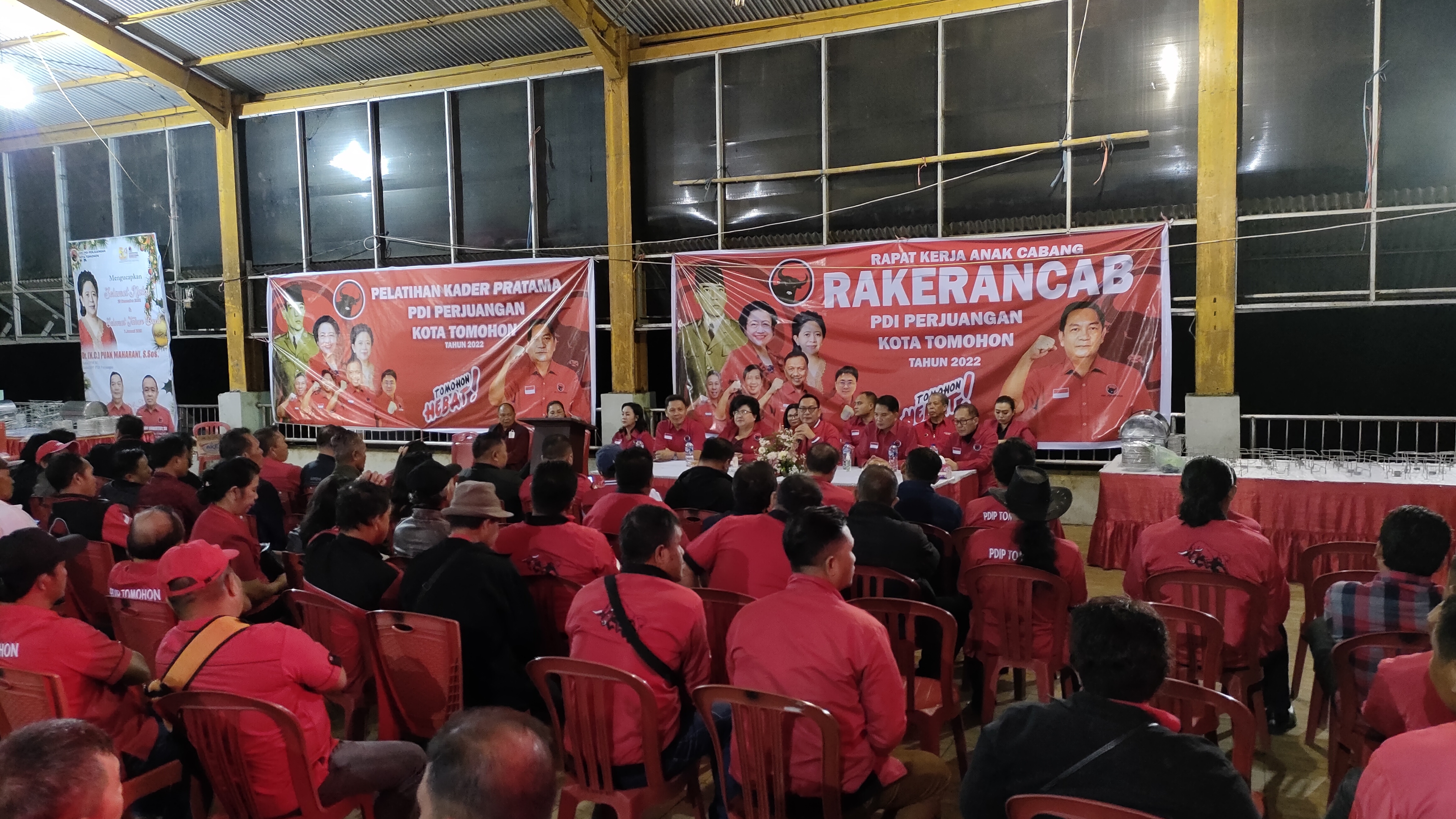 PDIP Tomohon Gelar Rakerancab, Caroll Ajak Kader Solid Bergerak Hadapi Pemilu 2024
