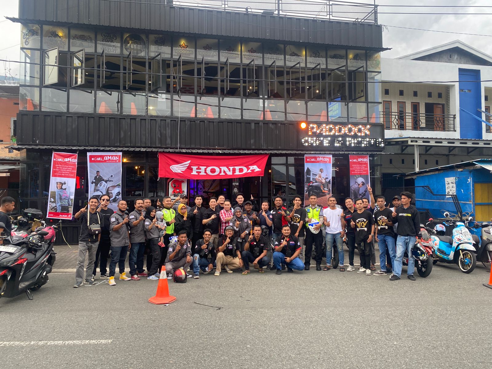 DAW Honda – IMHM Gelar Fun Riding dan Edukasi  #Cari_Aman