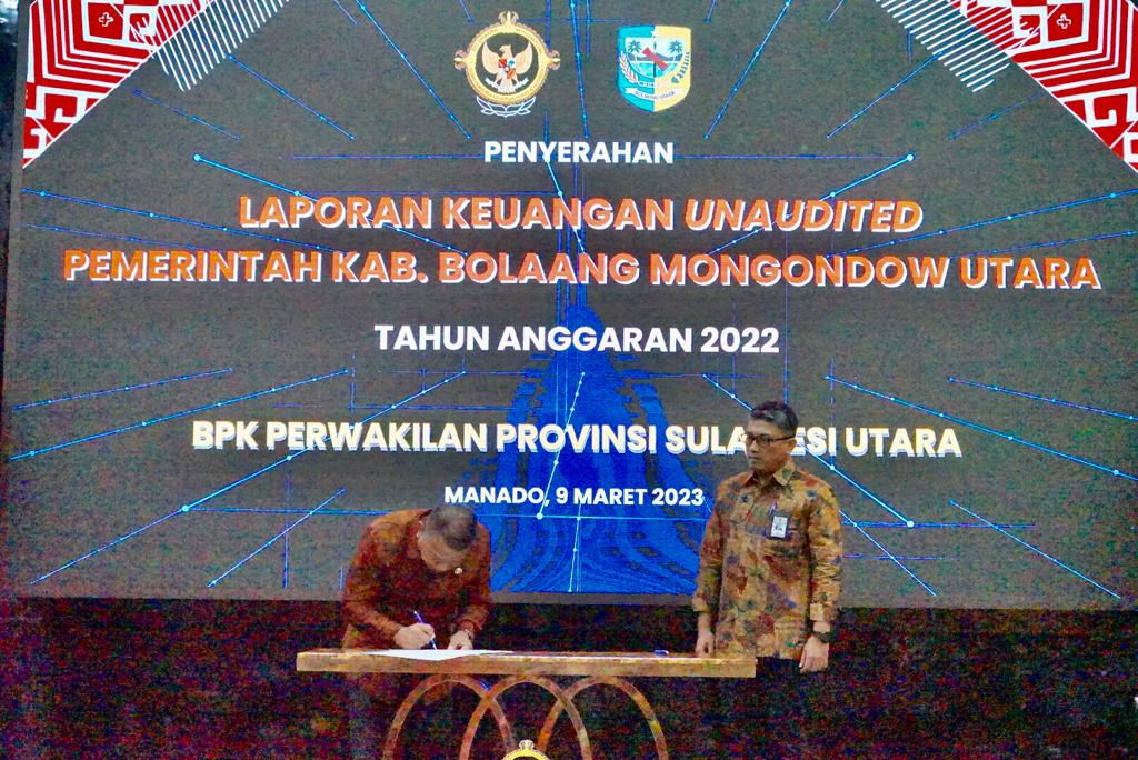 Bupati Serahkan LKPD Unaudited Tahun 2022