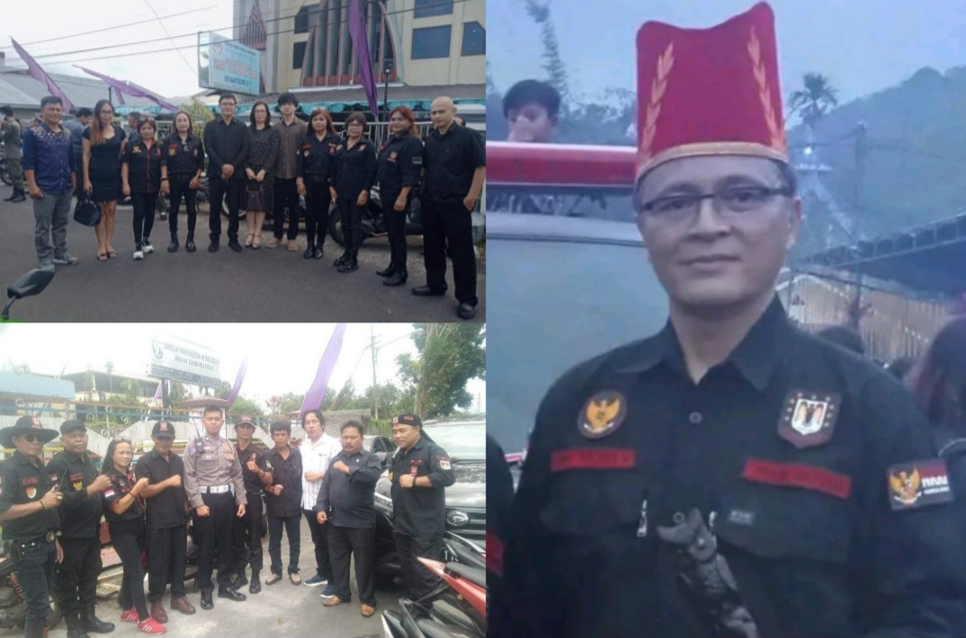 Ormas Adat BMI DPD Minahasa Membantu TNI-Polri Laksanakan Pengamanan Ibadah Jumat Agung