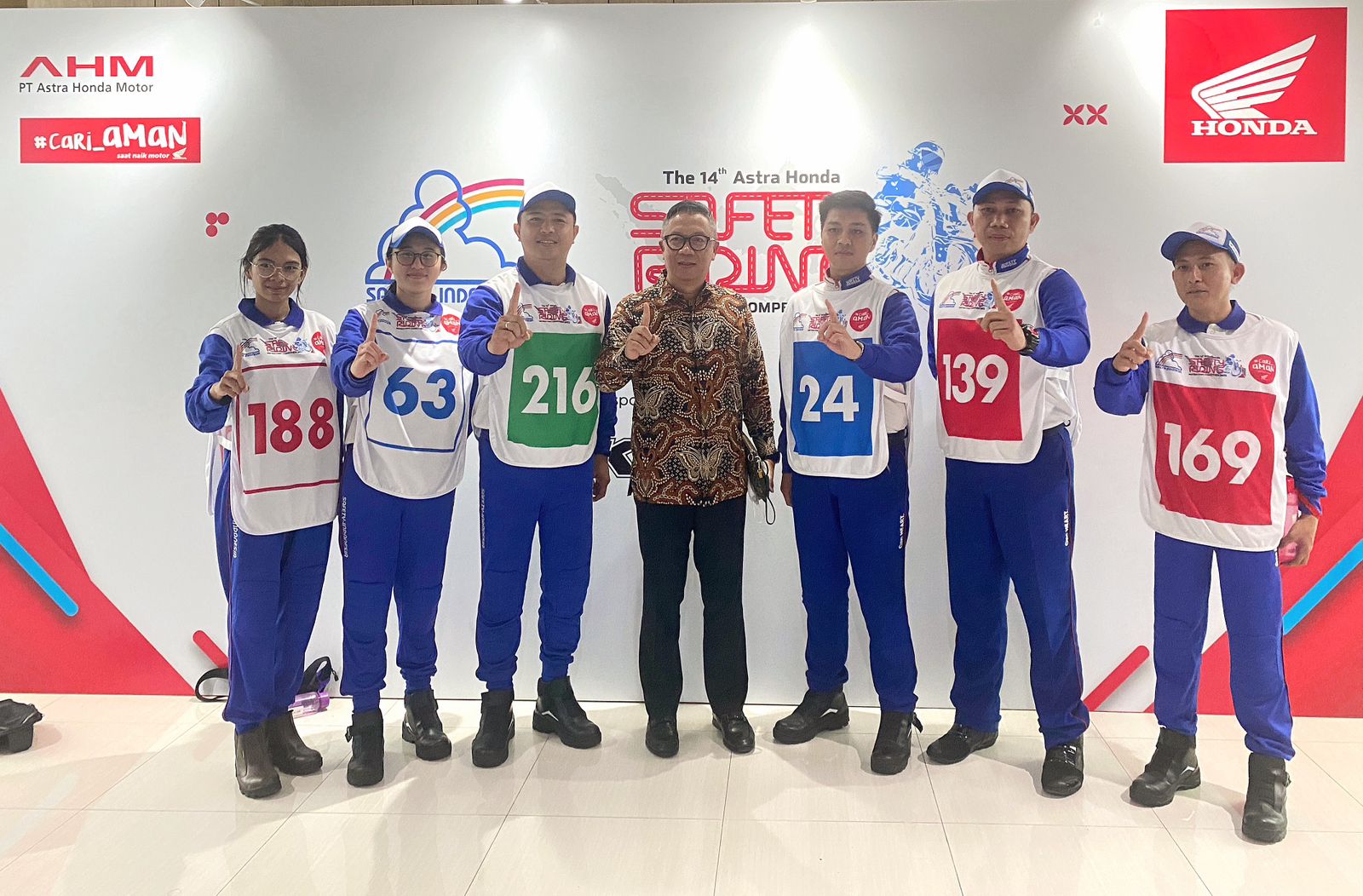 Uji Kompetensi Safety Riding Honda, PT DAW Utus 6 Peserta