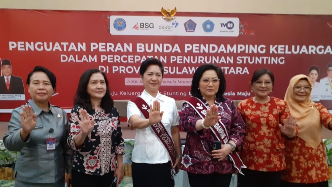 Bunda Jeand’arc Dinobatkan Pendamping Keluarga Untuk Penurunan Stunting Kota Tomohon