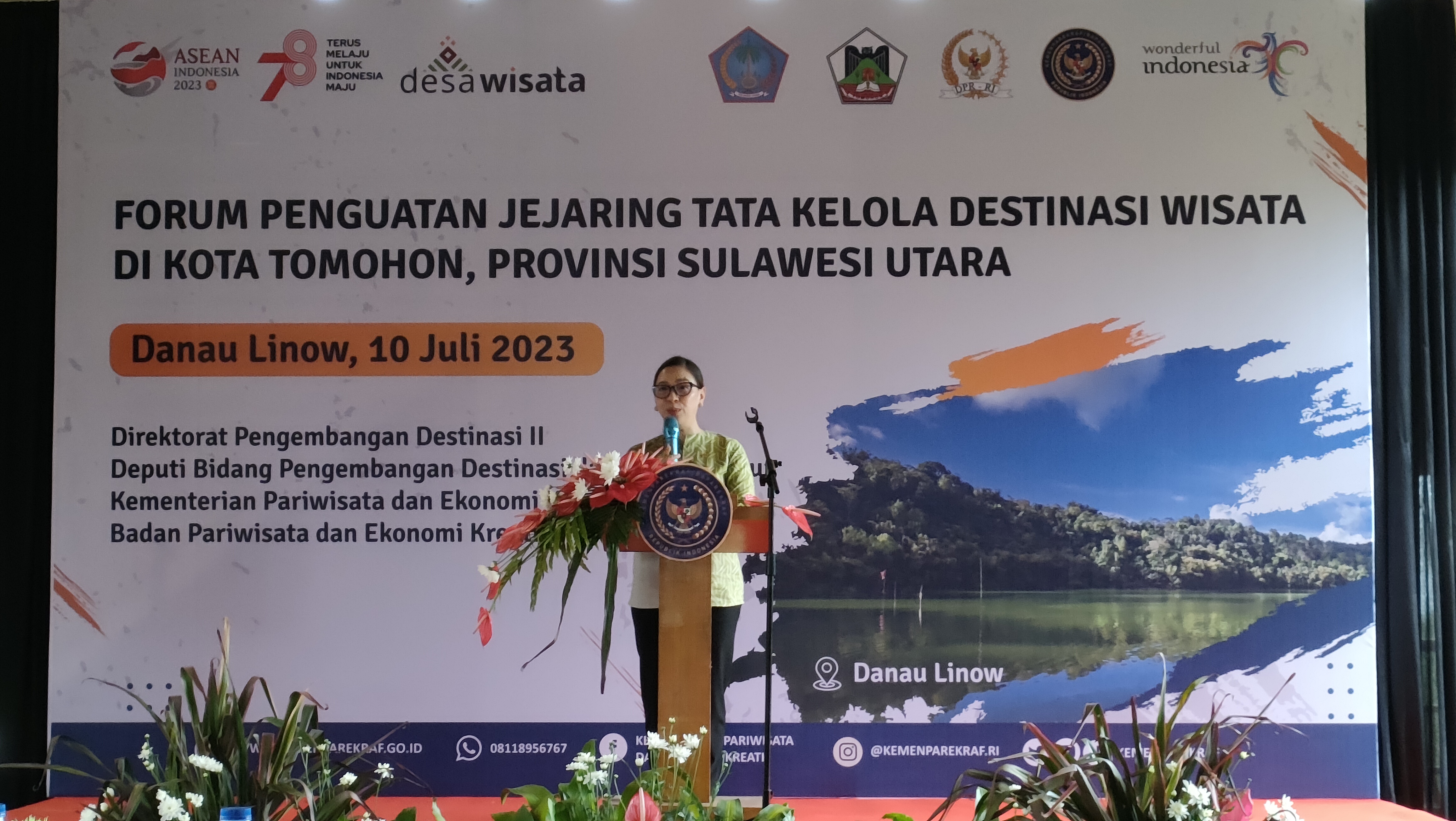 VaSung bersama Kemenparekraf RI, Perkuat Jejaring Tata Kelola Destinasi Wisata di Kota Tomohon